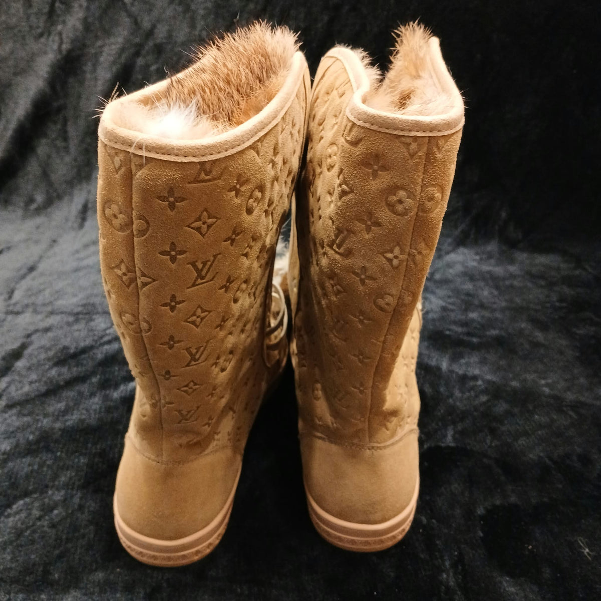 Womens Boots LV360N Brown Fur