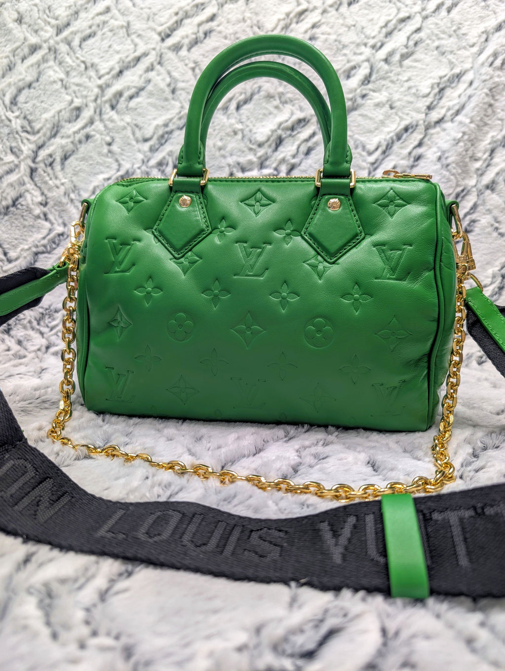Womens Handbag LV5425 Monogram Speedii