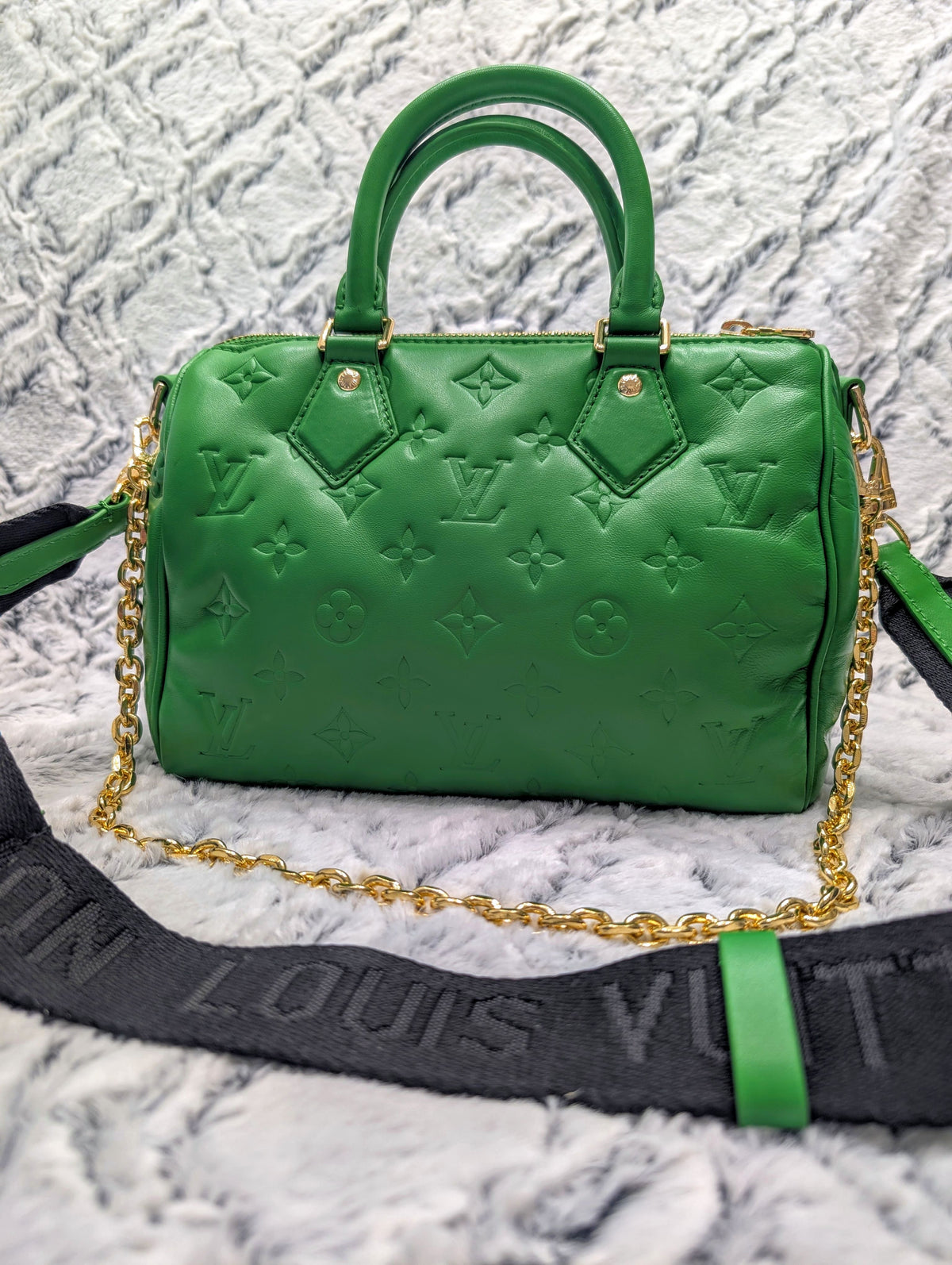 Womens Handbag LV5425 Monogram Speedii