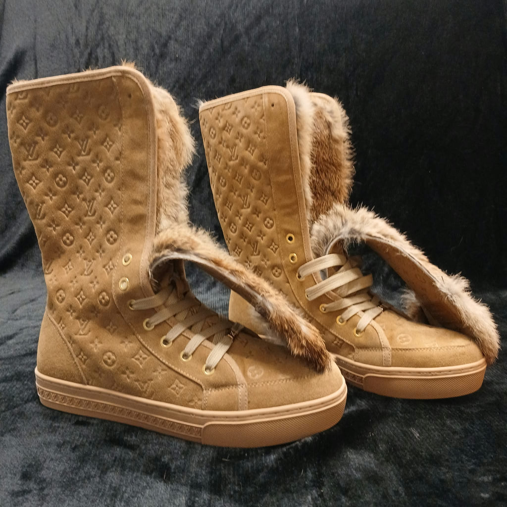 Womens Boots LV360N Brown Fur