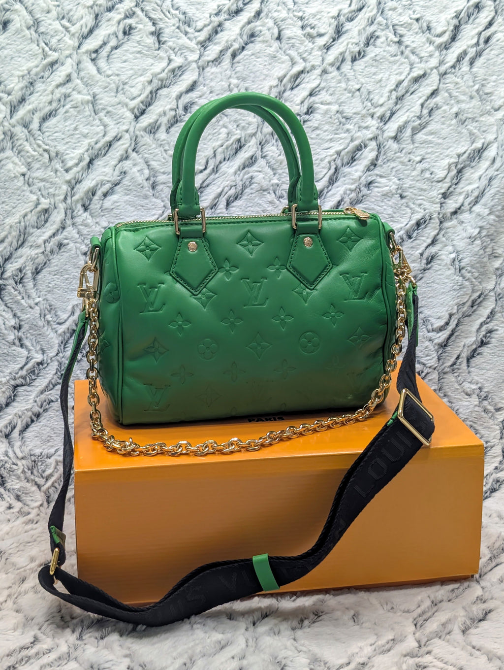 Womens Handbag LV5425 Monogram Speedii