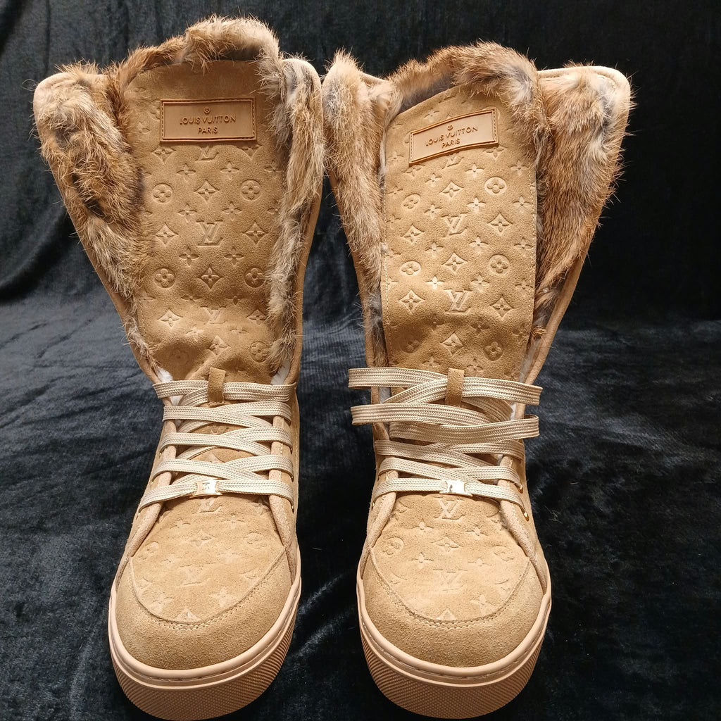 Womens Boots LV360N Brown Fur