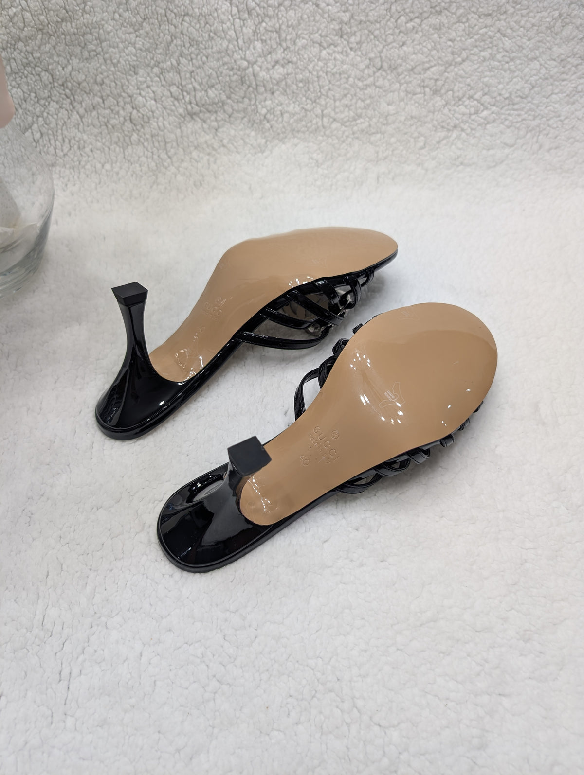 GG Heels GG2861 Women's Black Sandals