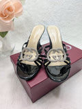 GG Heels GG2861 Women's Black Sandals